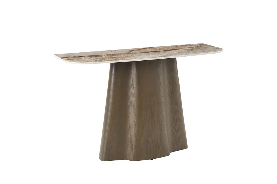 Cortara Console Table - Smoked Oak