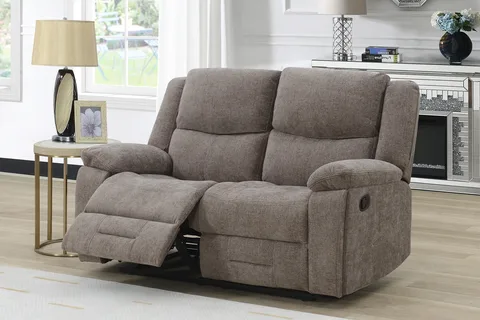 Weston 2 Seater Manual Recliner - Mocha