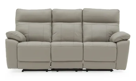 Positano 3 Seater Manual Recliner - Light Grey