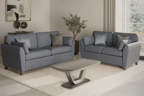 Cantrell 2 Seater Fixed - Blue
