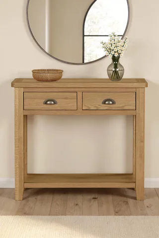 Marsden Console Table - Natural Oak