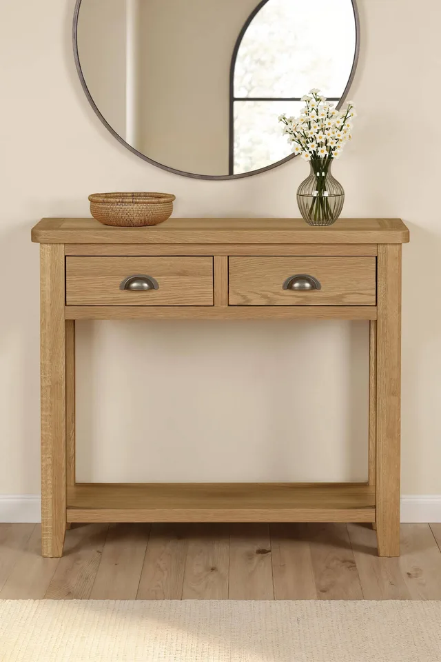 Marsden Console Table - Natural Oak