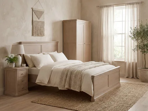 Dursey Narrow Bedside Table - Natural