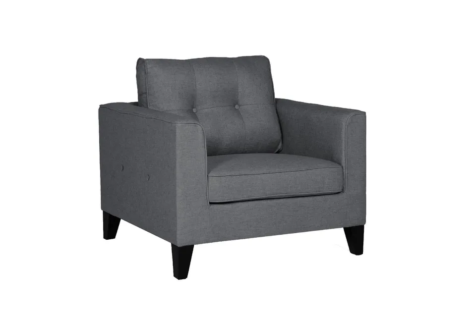 Astrid 1 Seater Fixed C5 - Charcoal New