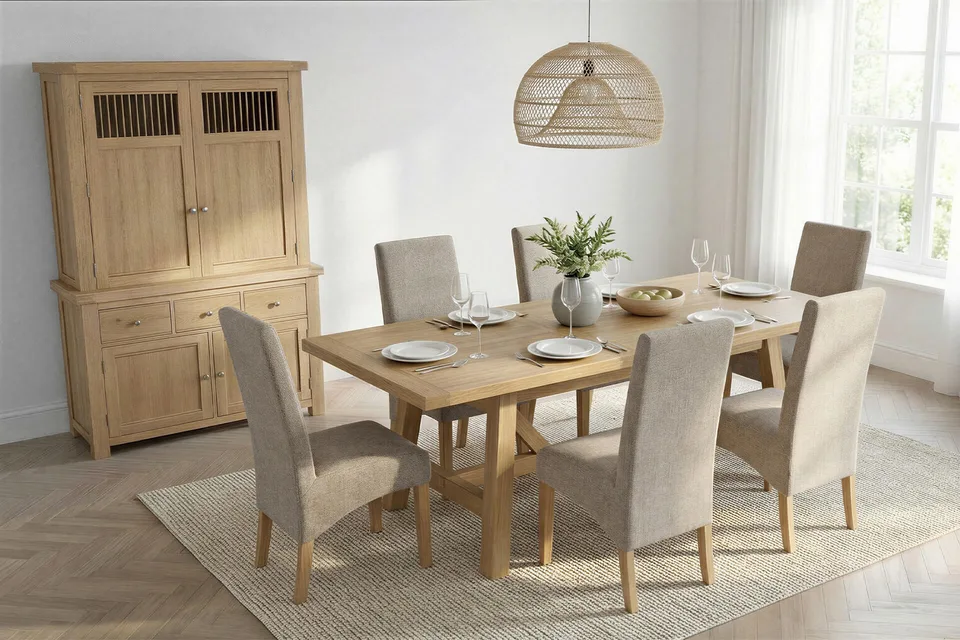 Delaney Refectory Dining Table Extending - 1900-2350 / Oak