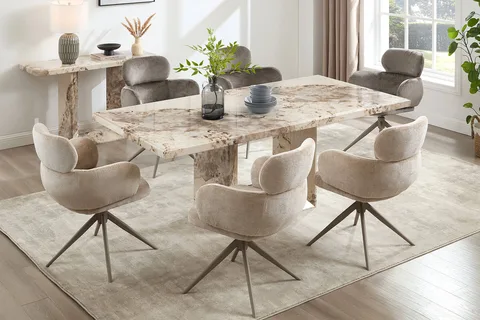 Artemis Dining Table - 2000 / Mottled Mocha