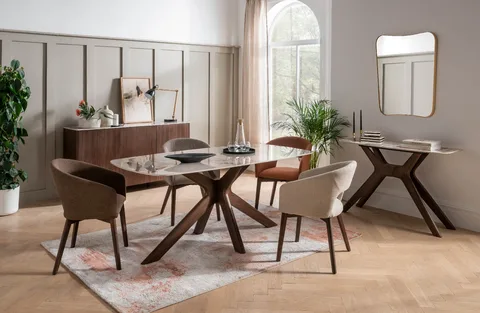 Ariya Dining Chair - Brown