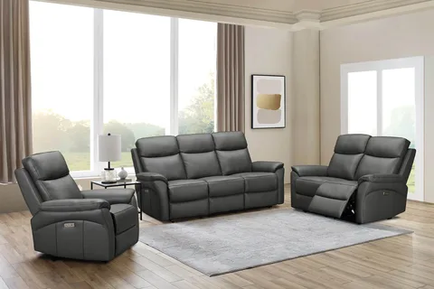 Nardo 1 Seater Electric Recliner - Truffle