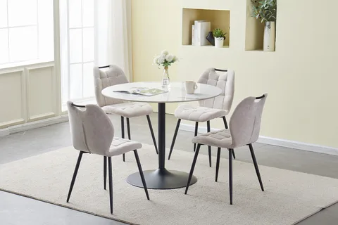Alva Dining Chair - Beige