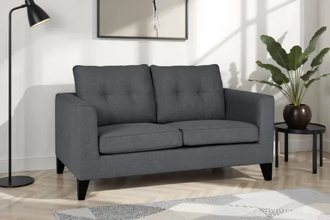 Astrid 2 Seater Fixed C5 - Charcoal New