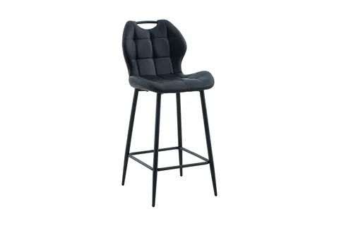 Alva PU Counter Stool - Black