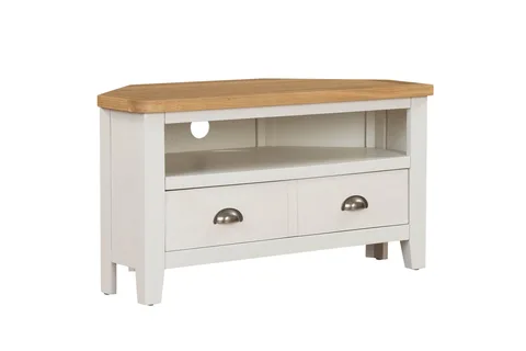 Mellor TV Unit Corner - 900 / Cashmere