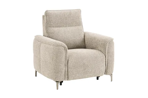 Kaedon 1 Seater Electric Recliner - Natural