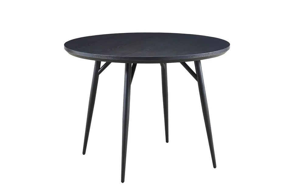 Yara Dining Table Round - 1000 / Black