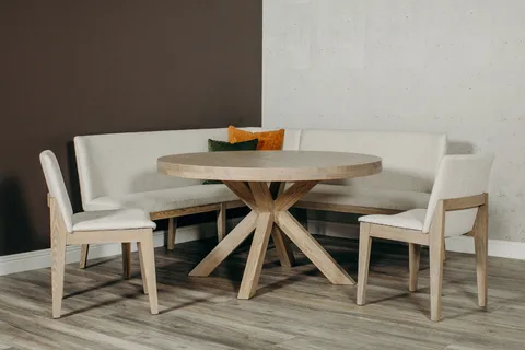 Falun Long Corner Bench - Natural