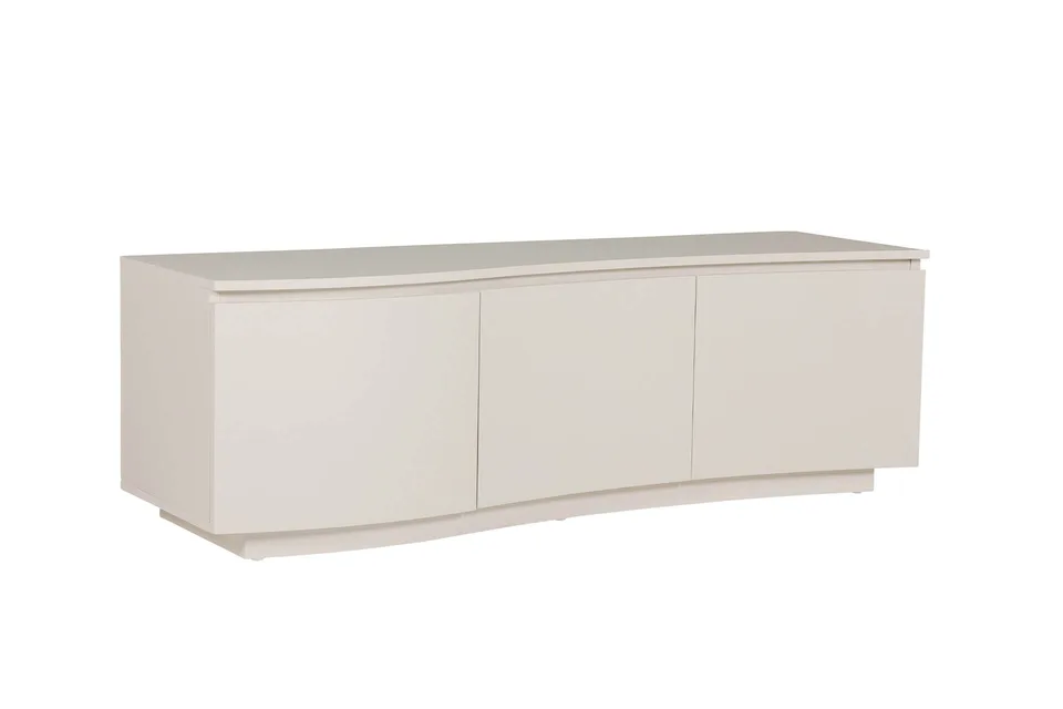 Lazzaro TV Cabinet - Putty with LED