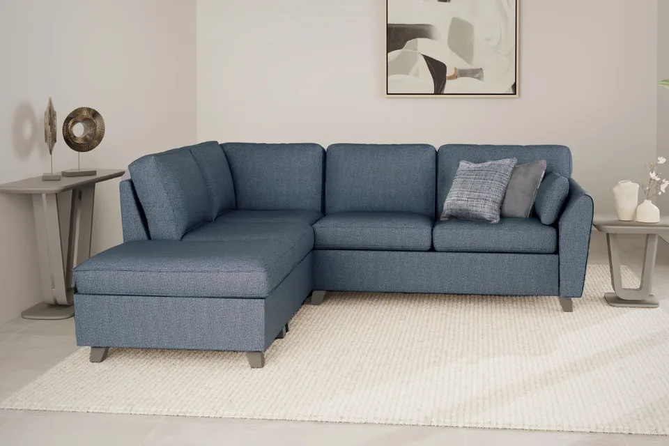 Cantrell Ottoman - Blue