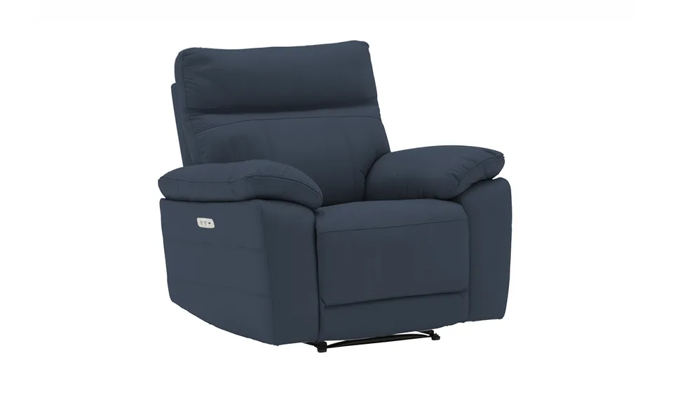 Positano 1 Seater Electric Recliner - Indigo