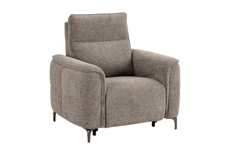 Kaedon 1 Seater Electric Recliner - Mocha