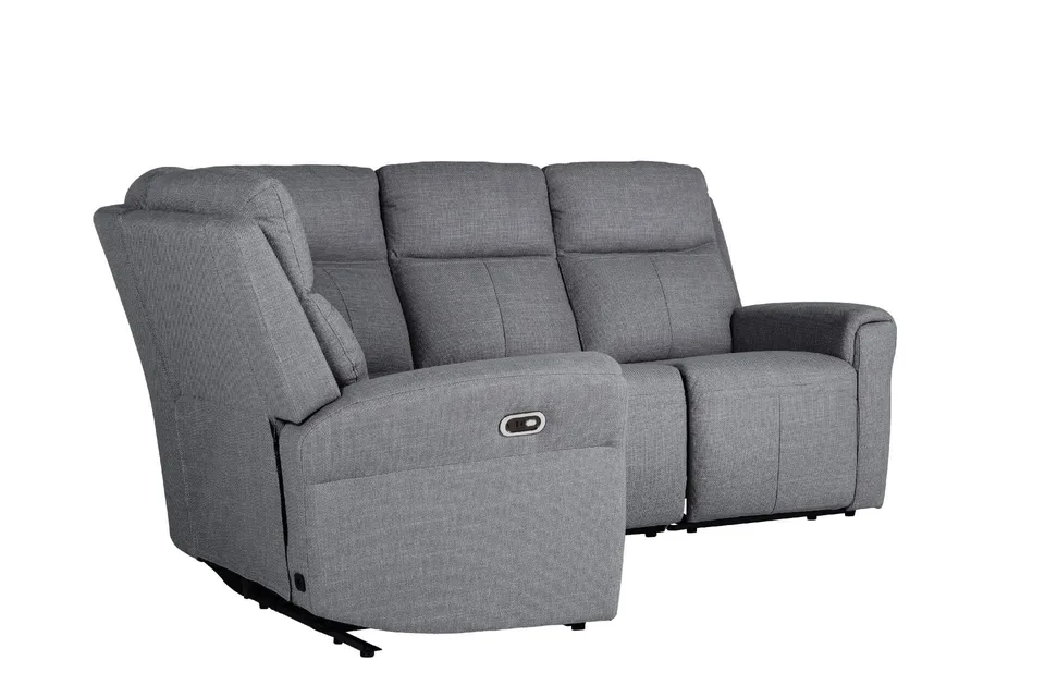 Russo Corner Group Electric Recliner - Charcoal