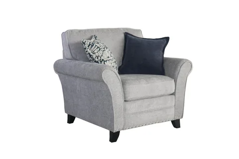 Pippa 1 Seater Fixed - Silver