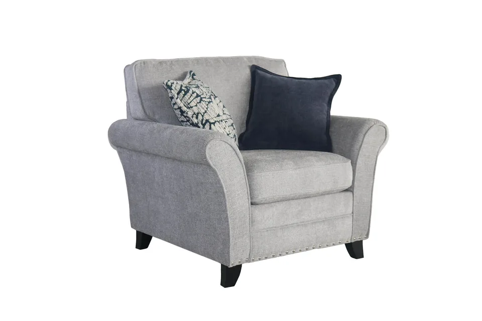 Pippa 1 Seater Fixed - Silver