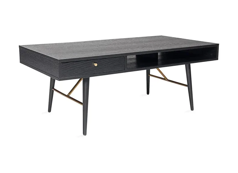 Barcelona Coffee Table - 1150 / Black and Copper