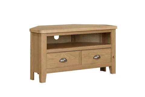 Marsden TV Unit Corner - 900 / Natural Oak