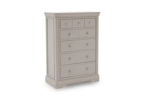 Mabel Tall Chest - 8 Drawer - Taupe