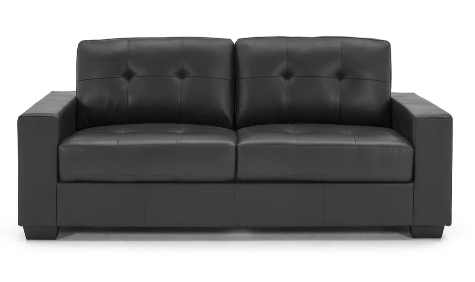 Gemona 3 Seater Fixed - Black
