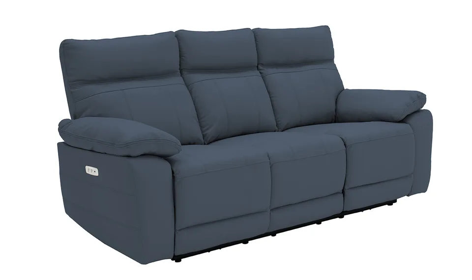 Positano 3 Seater Electric Recliner - Indigo