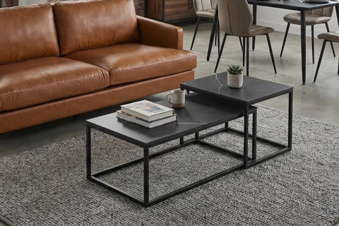 Cody Coffee Table Set - Black