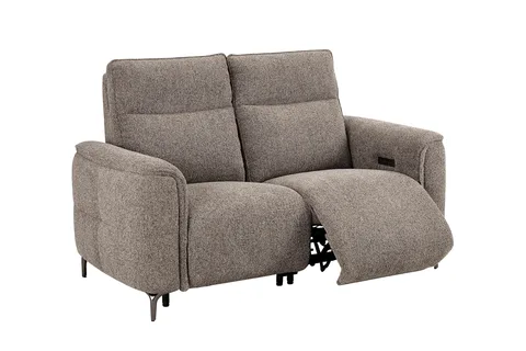 Kaedon 2 Seater Electric Recliner - Mocha