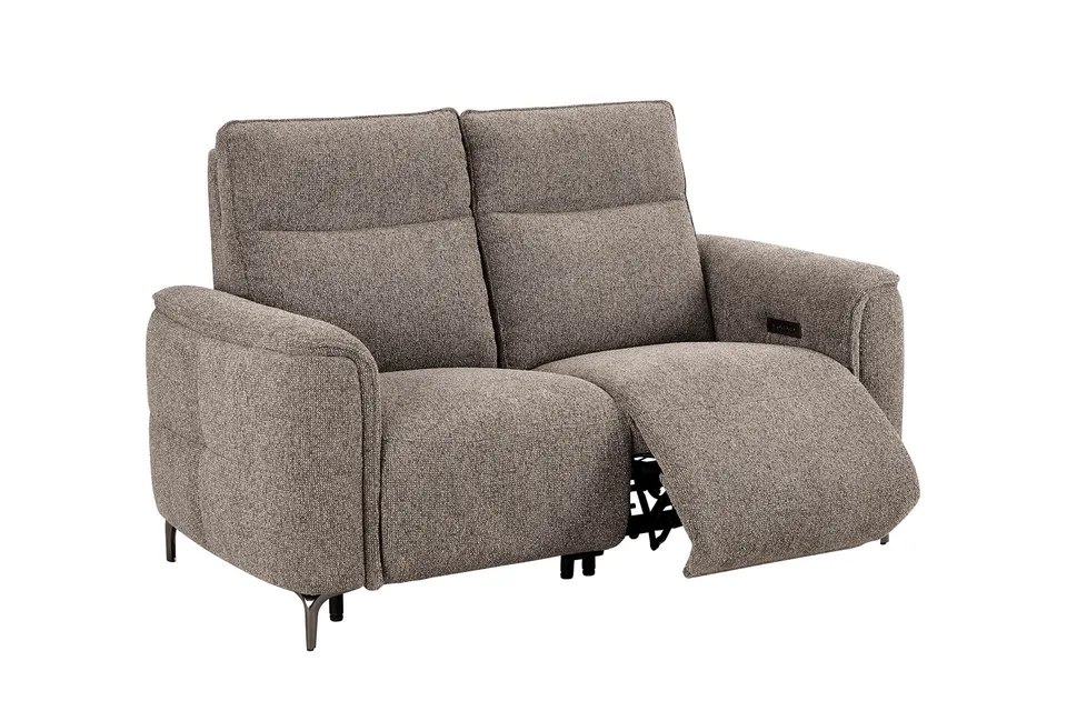 Kaedon 2 Seater Electric Recliner - Mocha