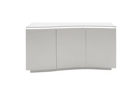 Lazzaro Sideboard - Light Grey Matt with LED