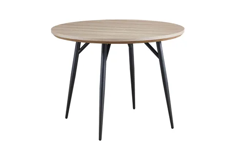 Yara Dining Table Round - 1000 / Latte