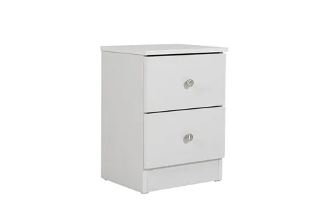 Levi Bedside Table - Grey