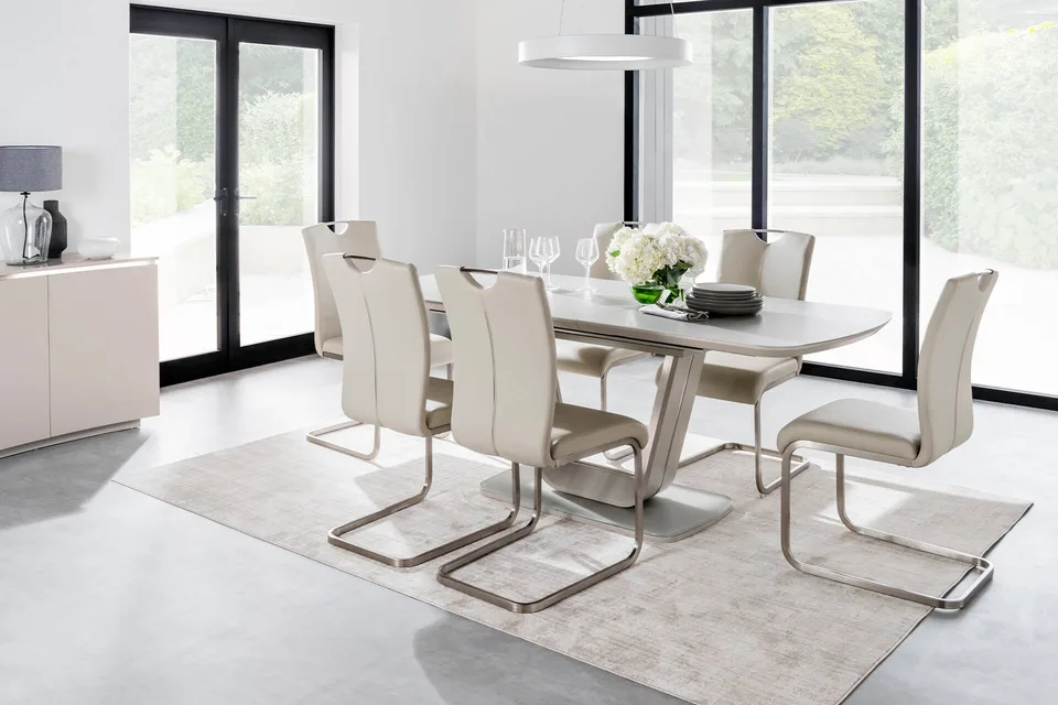 Lazzaro Dining Table Ext - 1600/2000 / Putty