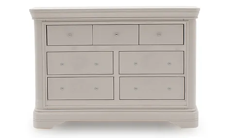 Mabel Dressing Chest - 7 Drawer - Taupe