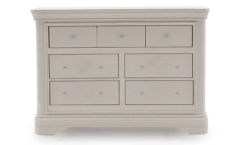 Mabel Dressing Chest - 7 Drawer - Taupe
