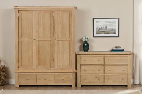 Delaney Dressing Chest - 6 Drawer - Oak