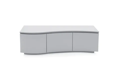 Lazzaro TV Cabinet - Light Grey Matt with LED