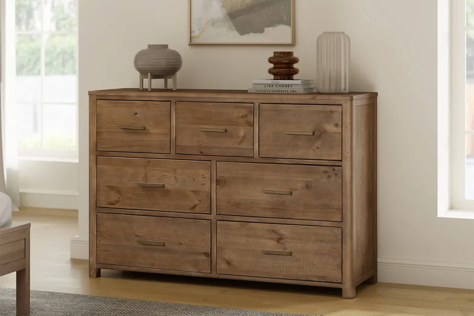 Inola Dressing Chest 7 Drawer - Cashew