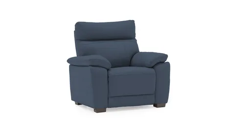 Positano 1 Seater Fixed - Indigo