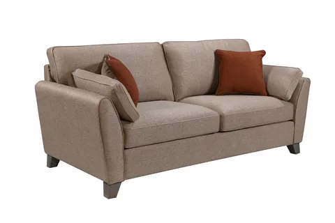 Cantrell 3 Seater Fixed - Biscuit
