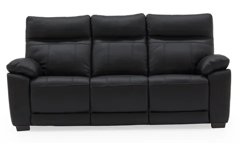 Positano 3 Seater Fixed - Black