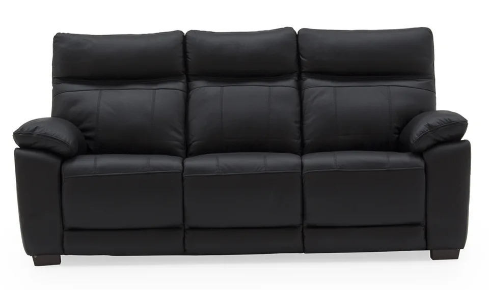 Positano 3 Seater Fixed - Black