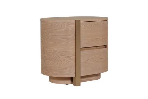 Portia Bedside Table - Natural- / LHF