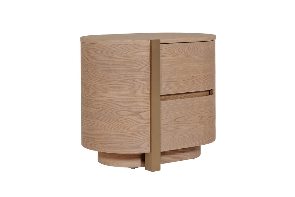 Portia Bedside Table - Natural- / LHF
