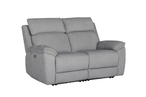 Blaine 2 Seater Electric Recliner - Greige